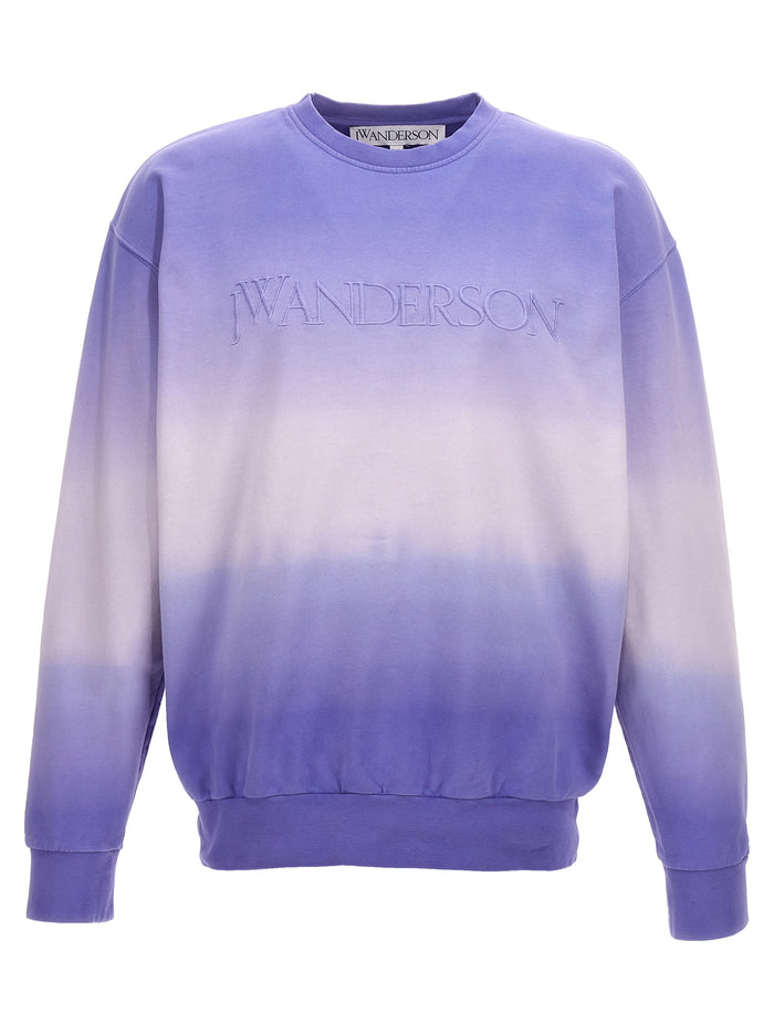 Gradient sweatshirt Purple Cotton