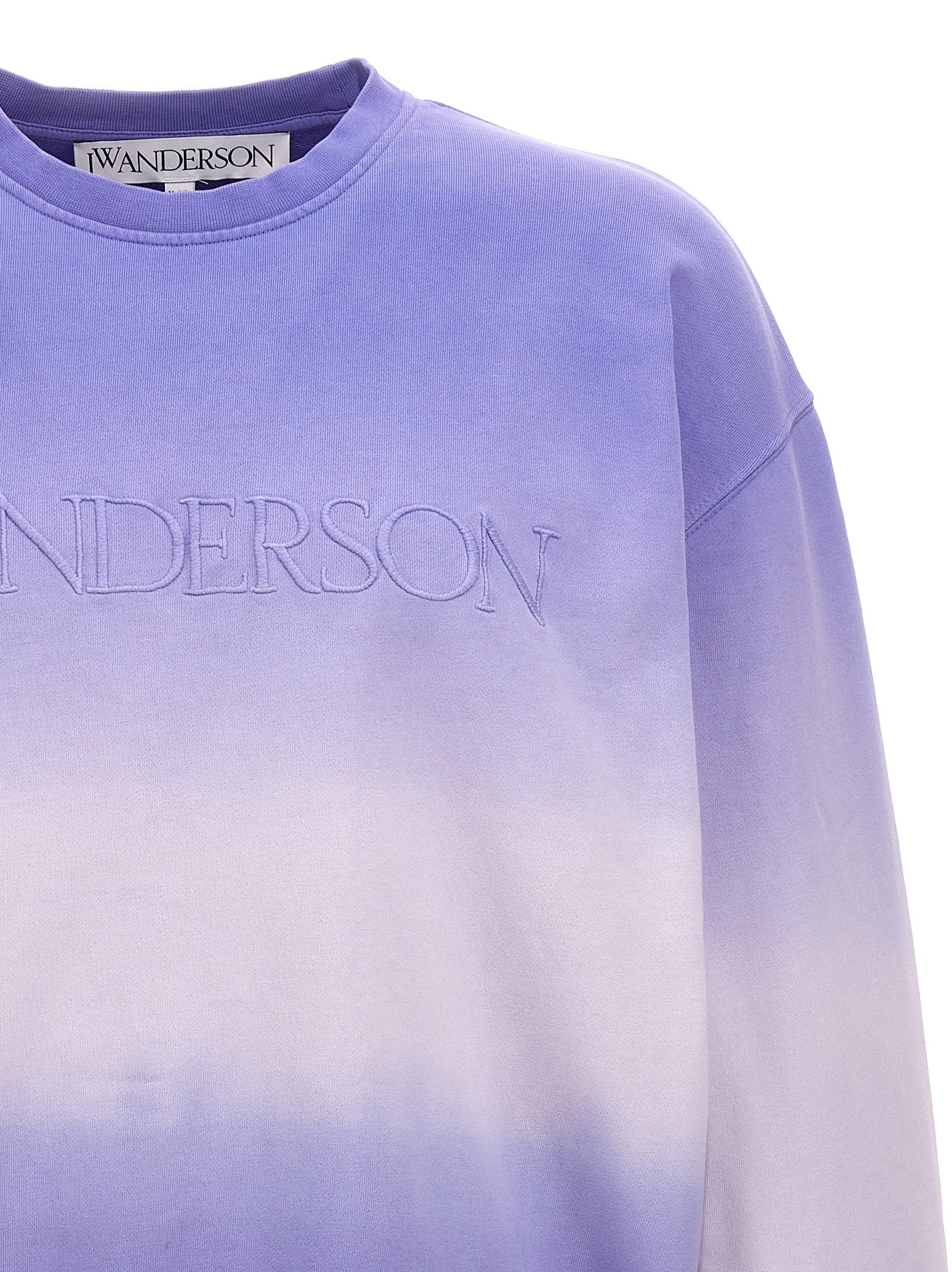 Gradient sweatshirt Purple Cotton