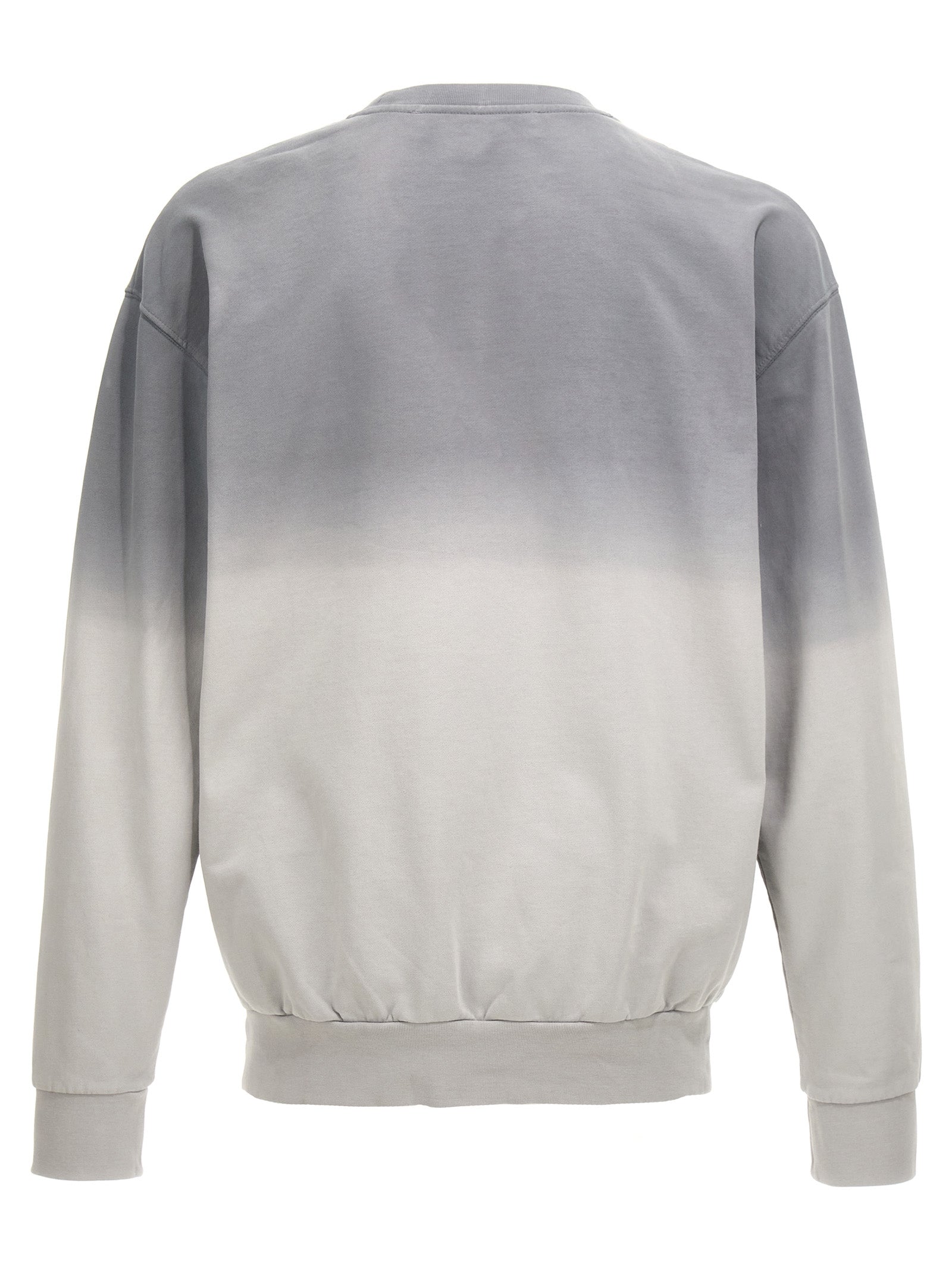 Logo Embroidery Sweatshirt Gray Cotton