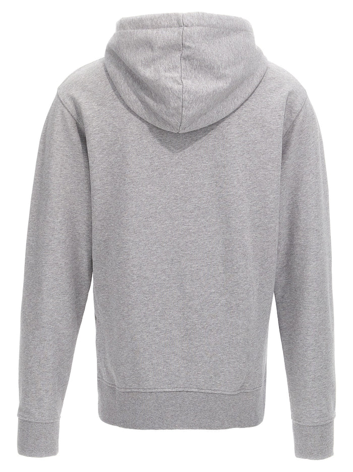 Logo embroidery sweatshirt Gray