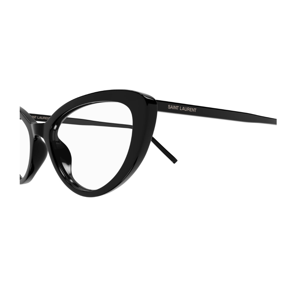 Saint Laurent SL 777 LOGO 001 Black Nero Acetate Occhiali Da Vista
