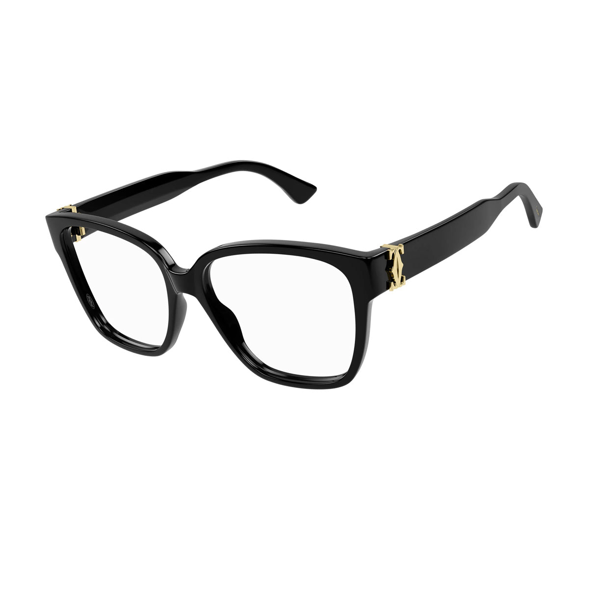 CT0451O C de Cartier 001 Black Nero Acetate Occhiali Vista