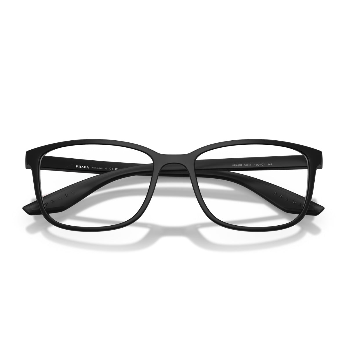 Prada PS 07RV 1BO1O1 Nero Opaco Injected Occhiali Da Vista