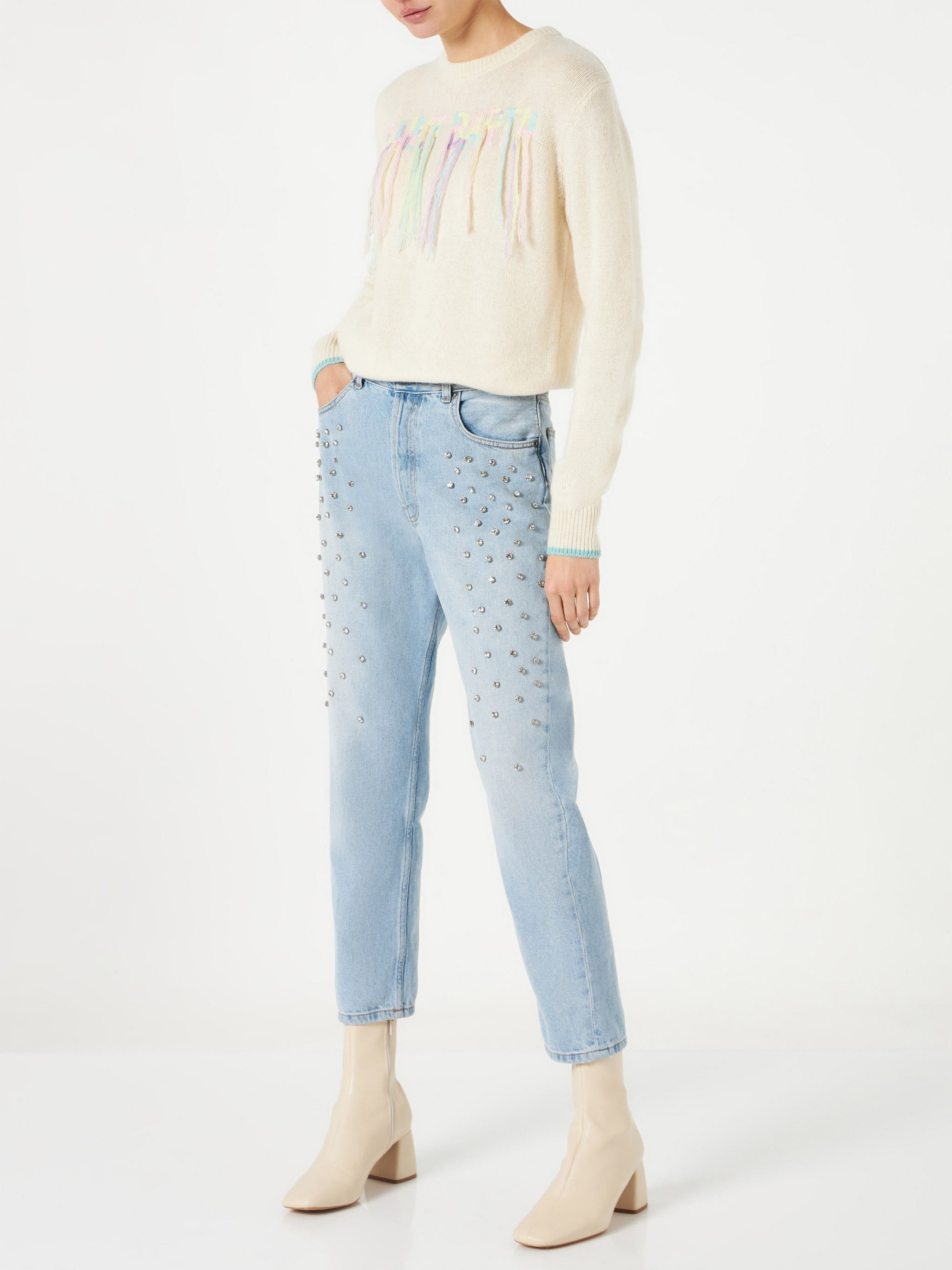 Belleville Jeans With Rhinestones Pant