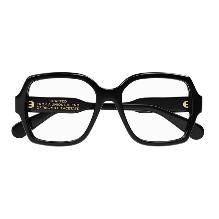 CH0155O Nero Celluloid Occhiali Vista