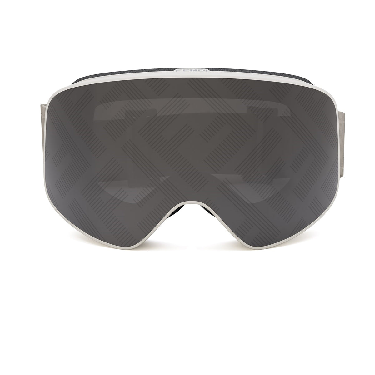 Fendi FE40152U Ski Mask 20C Grigio-Bianco Injected Occhiali Da Sole