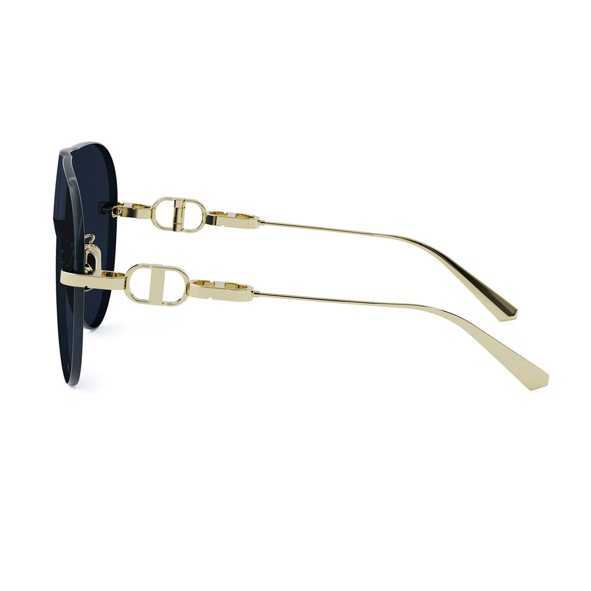 CD Chain M2U B0B0 Gold Blu Metal Occhiali Da Sole