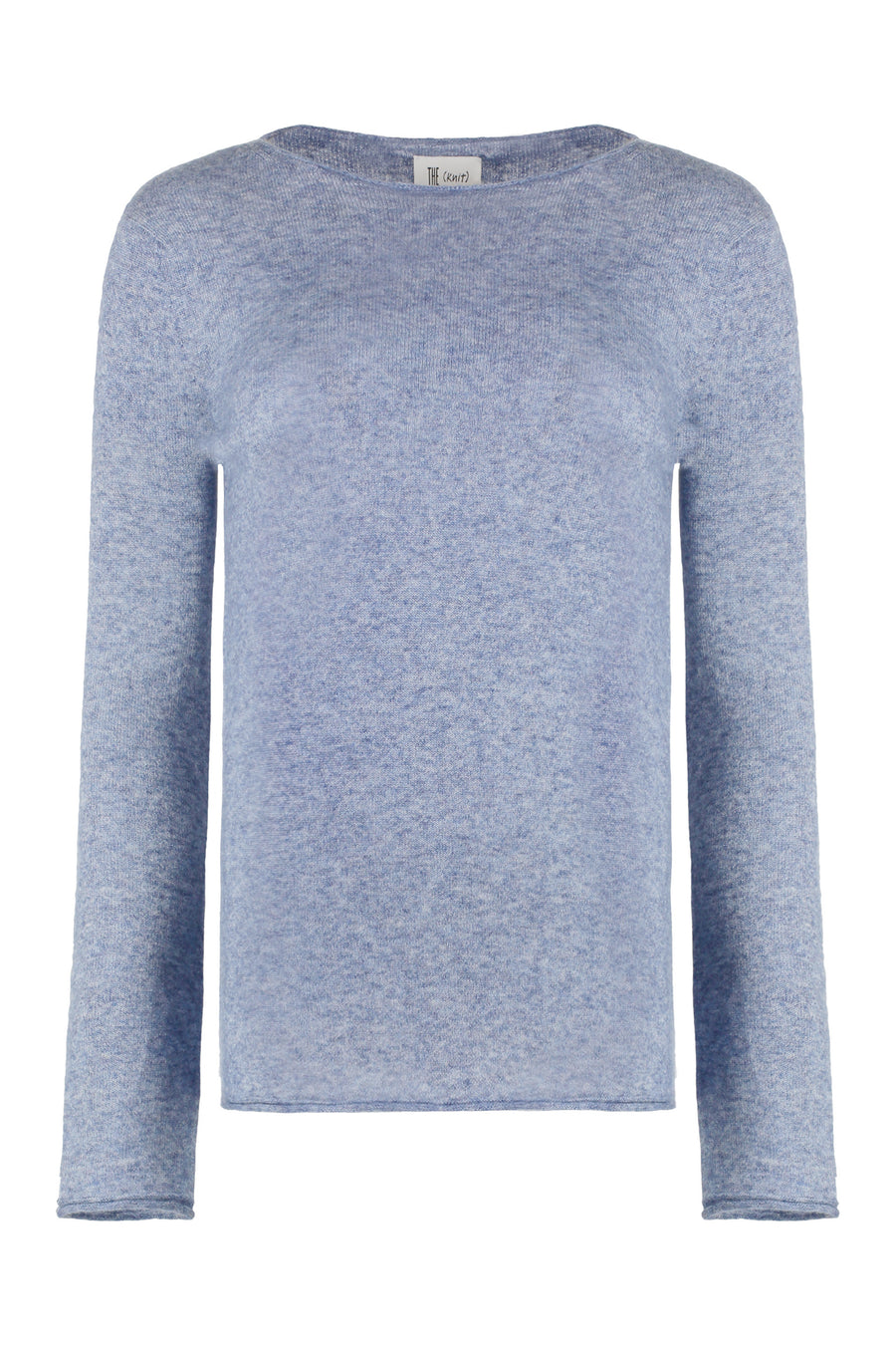 Pullover Silk-Cashmere Blend Light Blue