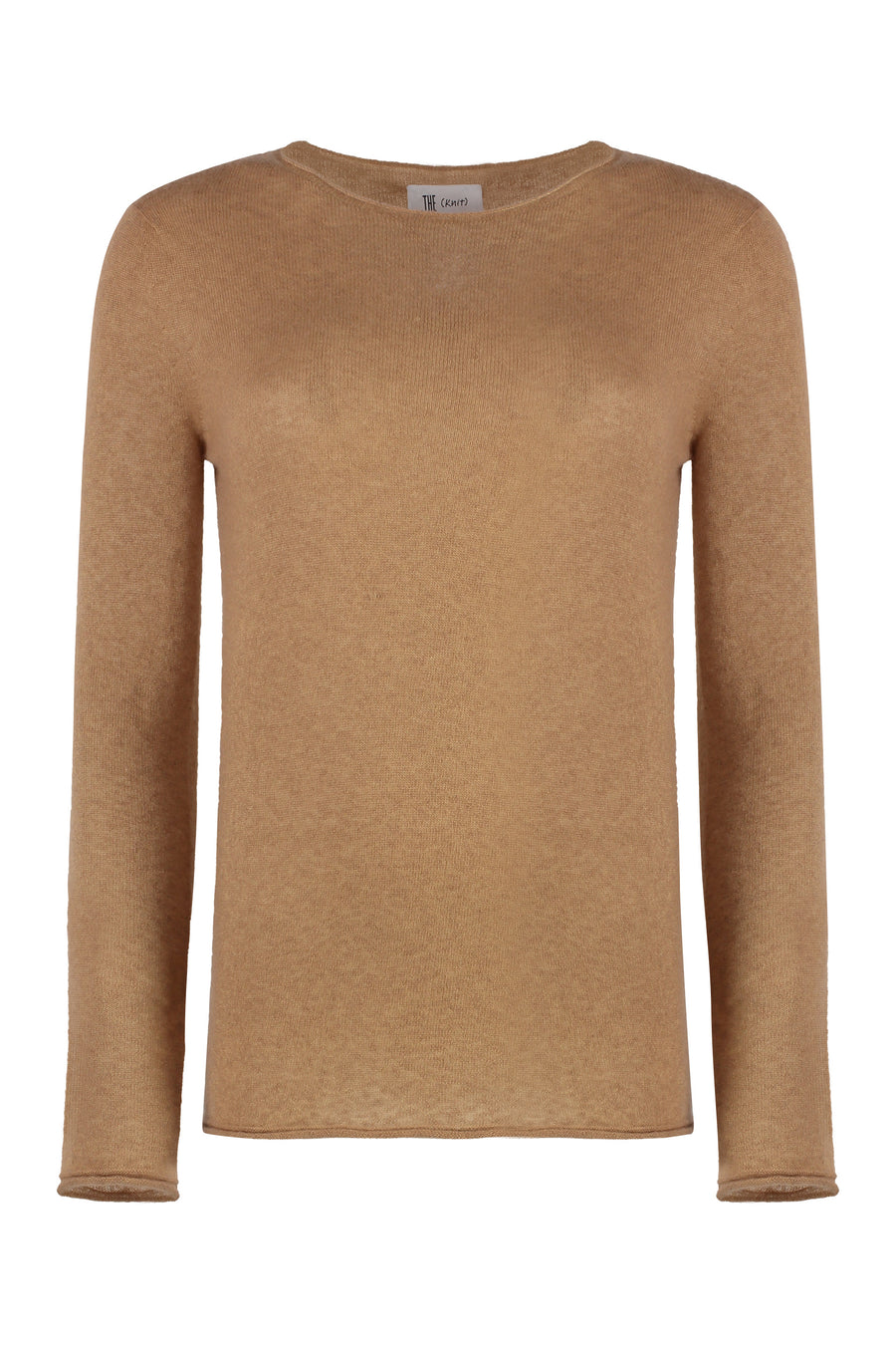 Knit Pullover Silk-Cashmere Camel
