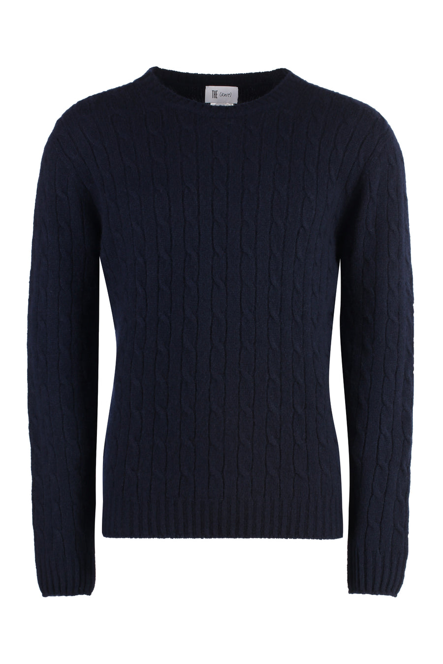 Cashmere Knit Sweater Blue Sweatshirts