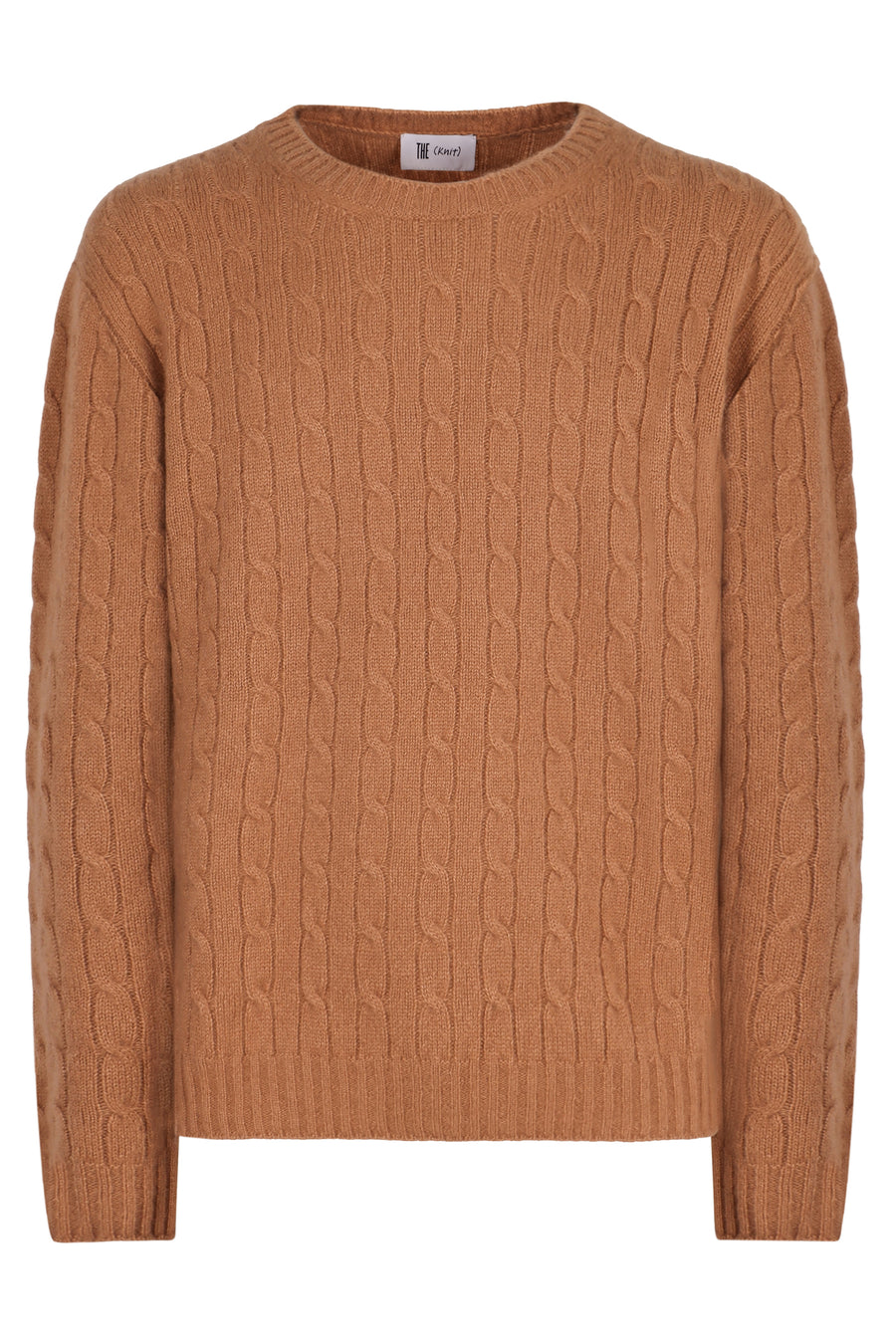 Cashmere-Silk Blend Pullover Camel Sweatshirts