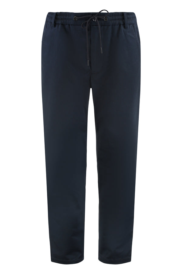 Blue Cotton Trousers