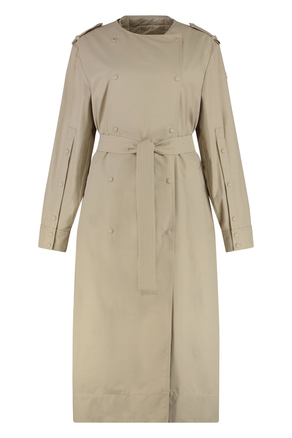 Gourdon Trench Coat Beige Shell: Cotton & Raincoats