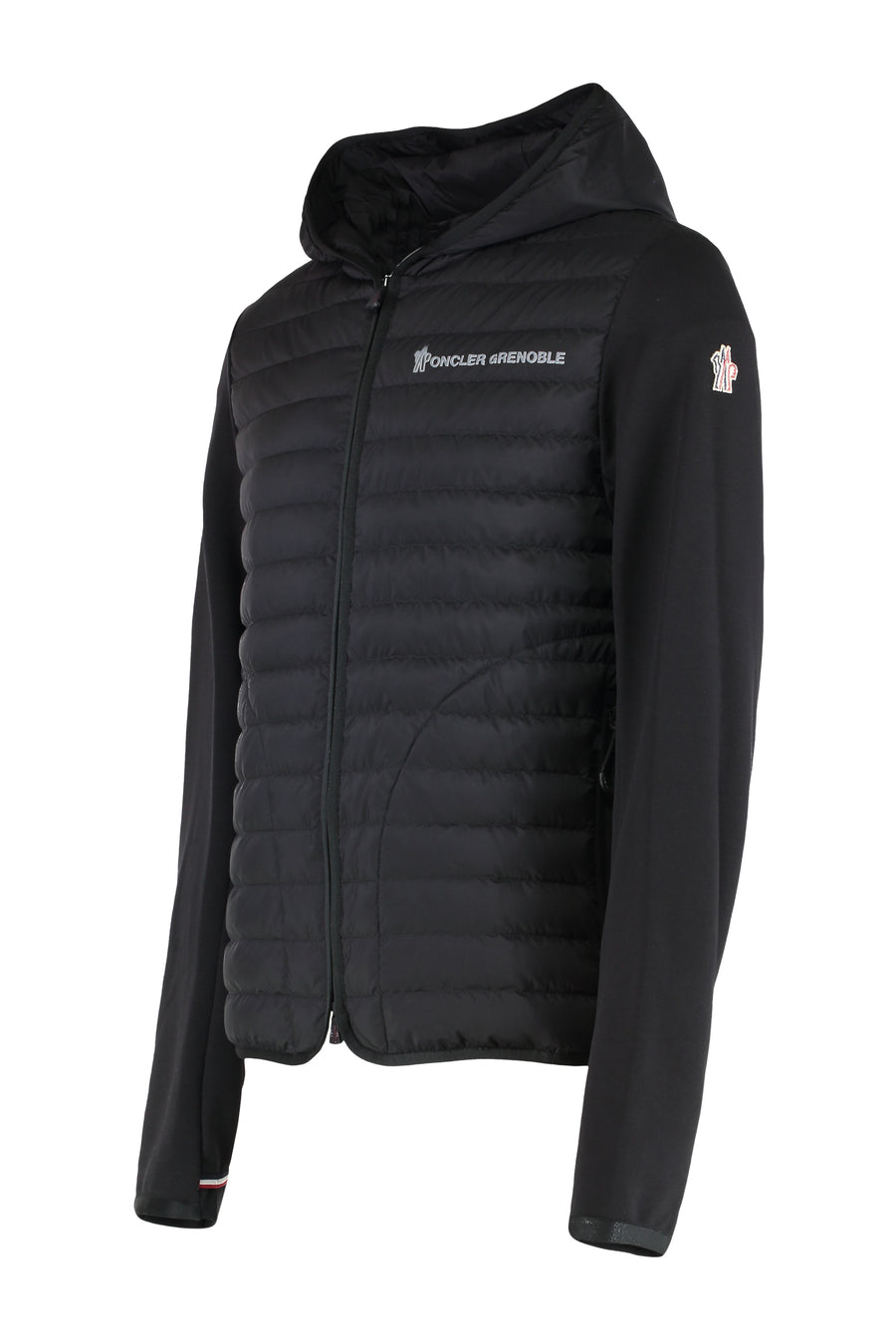 Cardigan With Padded Front Panel Black Shell: Cotton Cardigans