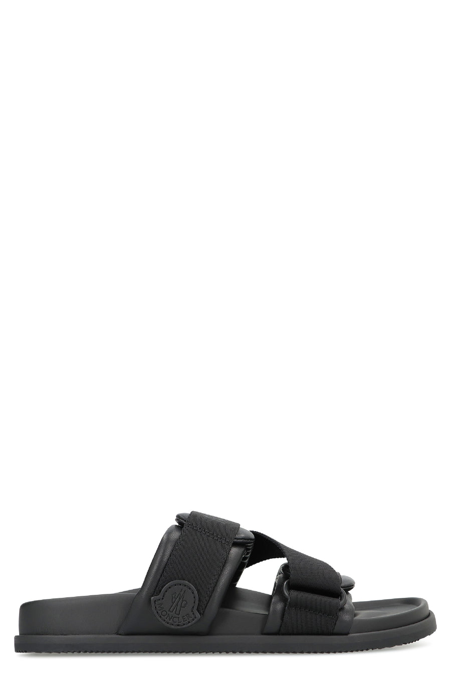 Summer Velcro Slide Sandals Black