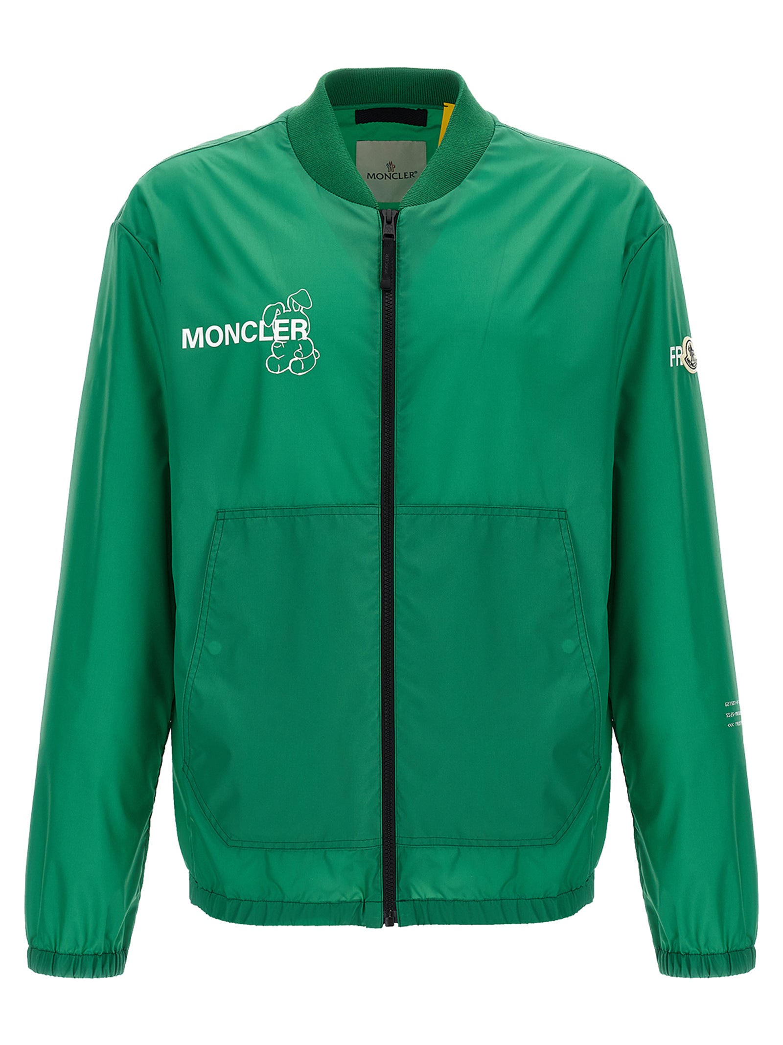 Moncler x FRGMT Ostria bomber jacket Green Polyamide Down Jacket, Parka, Casual