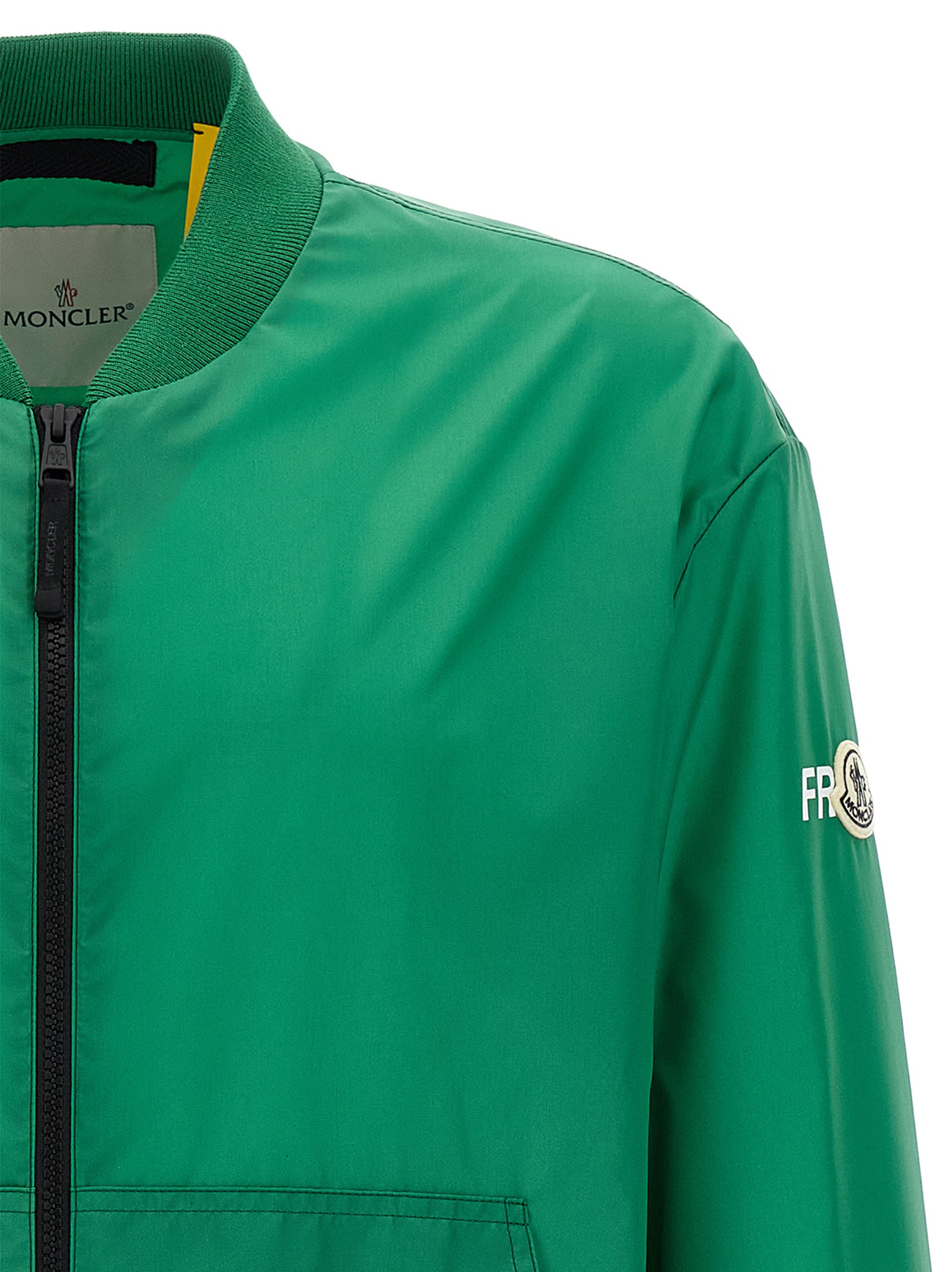 Moncler x FRGMT Ostria bomber jacket Green Polyamide Down Jacket, Parka, Casual