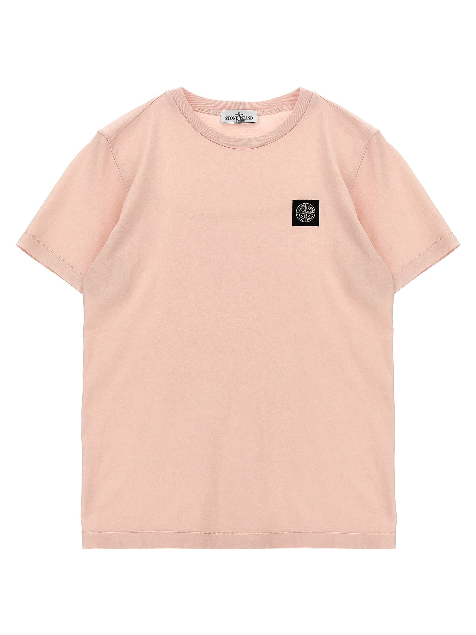 Logo badge T-shirt Pink Cotton