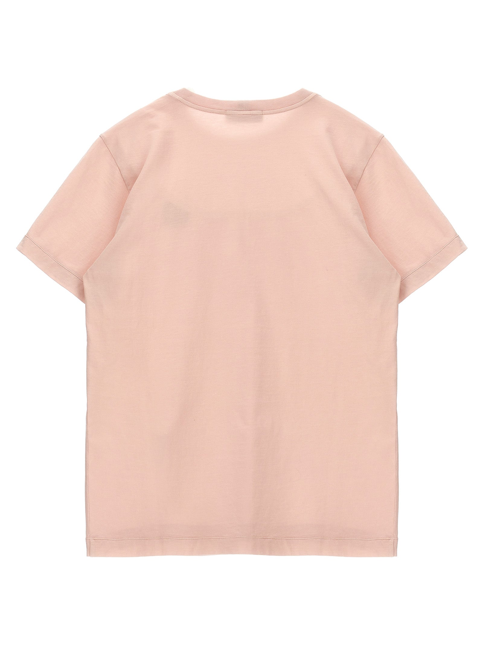 Logo badge T-shirt Pink Cotton