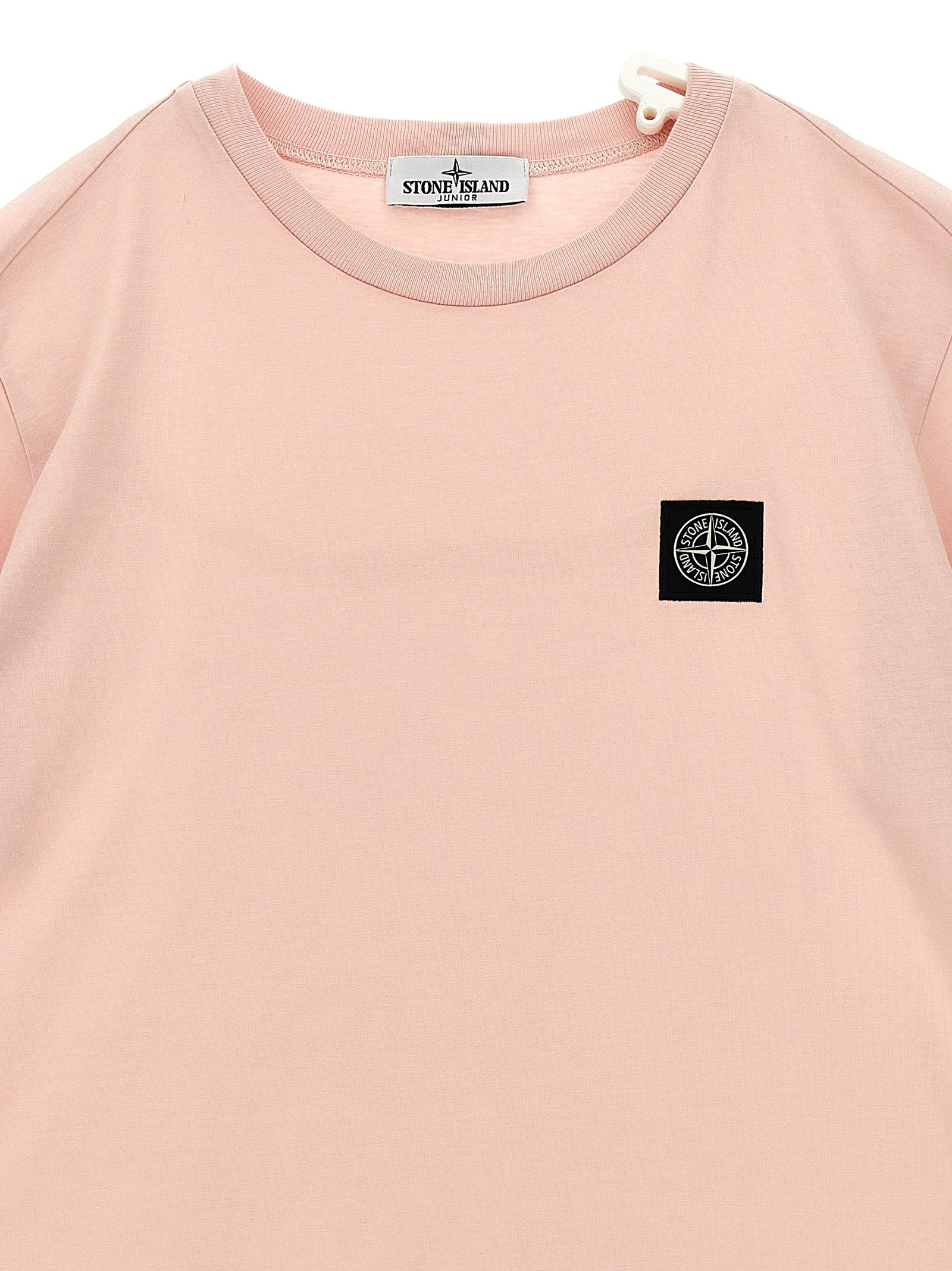 Logo badge T-shirt Pink Cotton