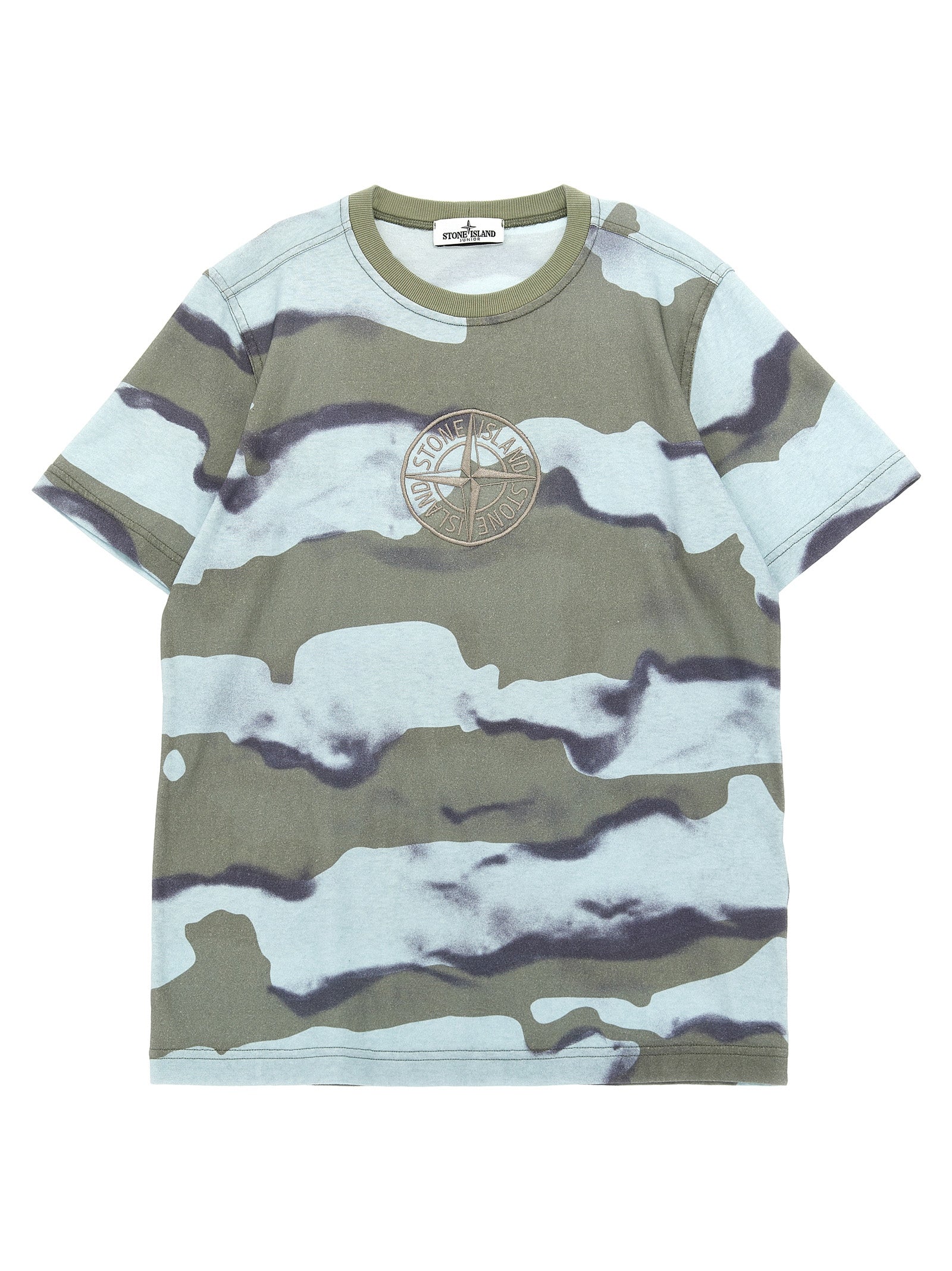 Logo embroidery t-shirt Multicolor Cotton