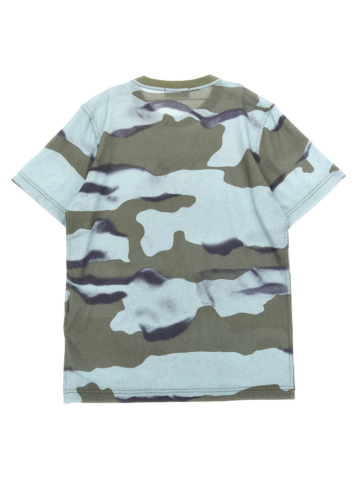 Logo embroidery t-shirt Multicolor Cotton
