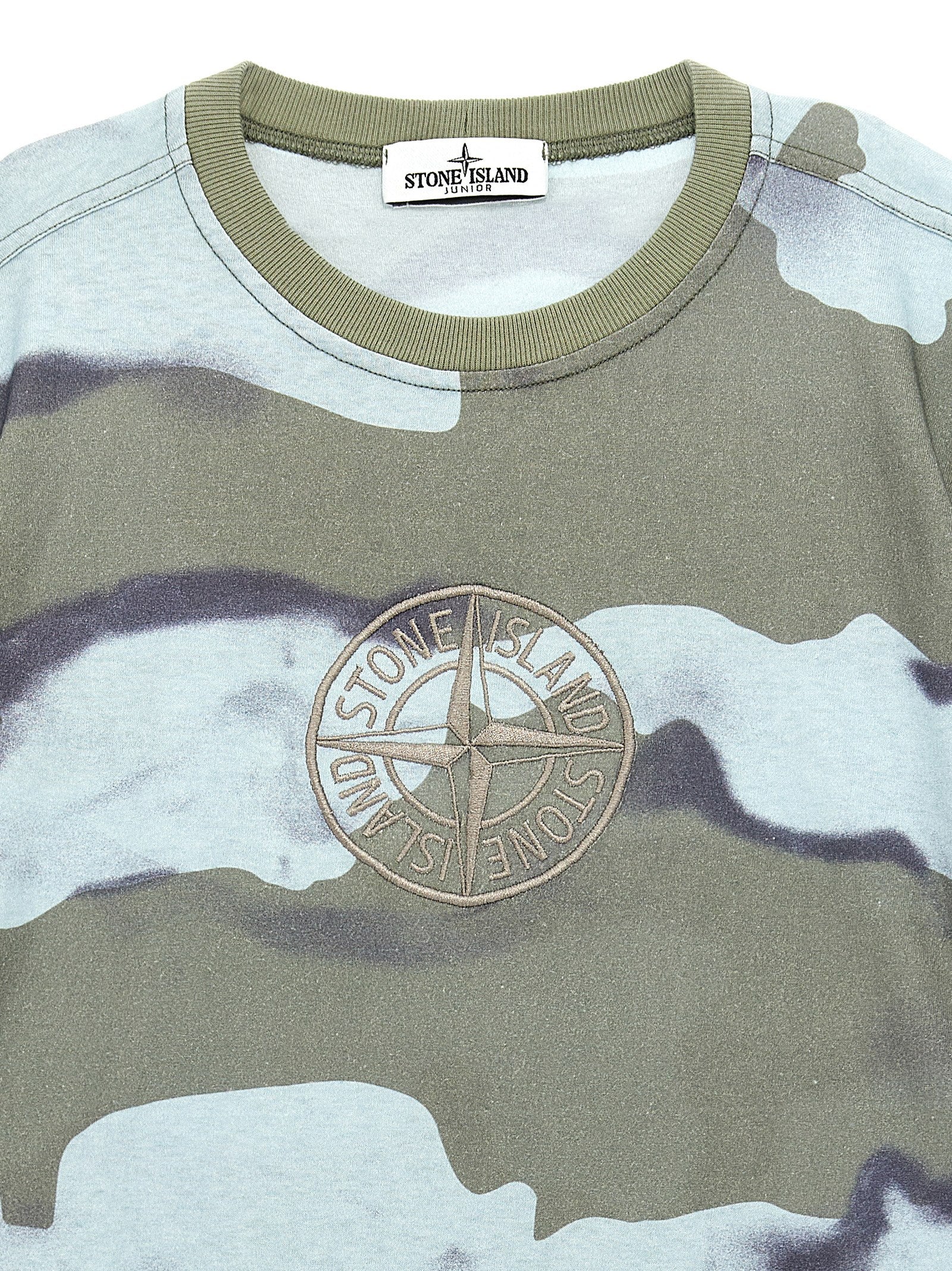 Logo embroidery t-shirt Multicolor Cotton
