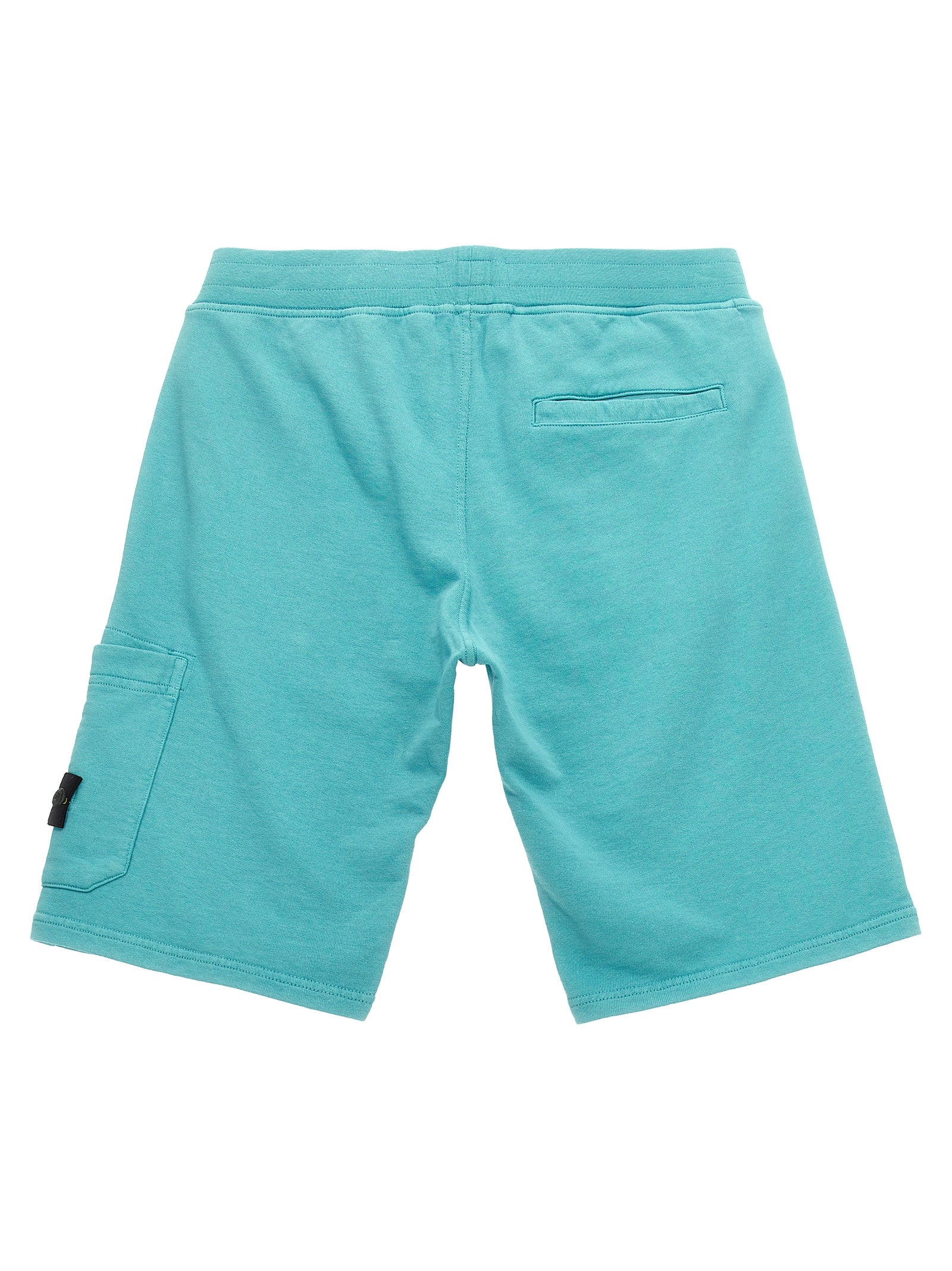 Cargo badge logo bermuda shorts Light Blue Cotton Bermuda