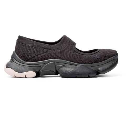 Camper Knitted mesh upper sneaker in black