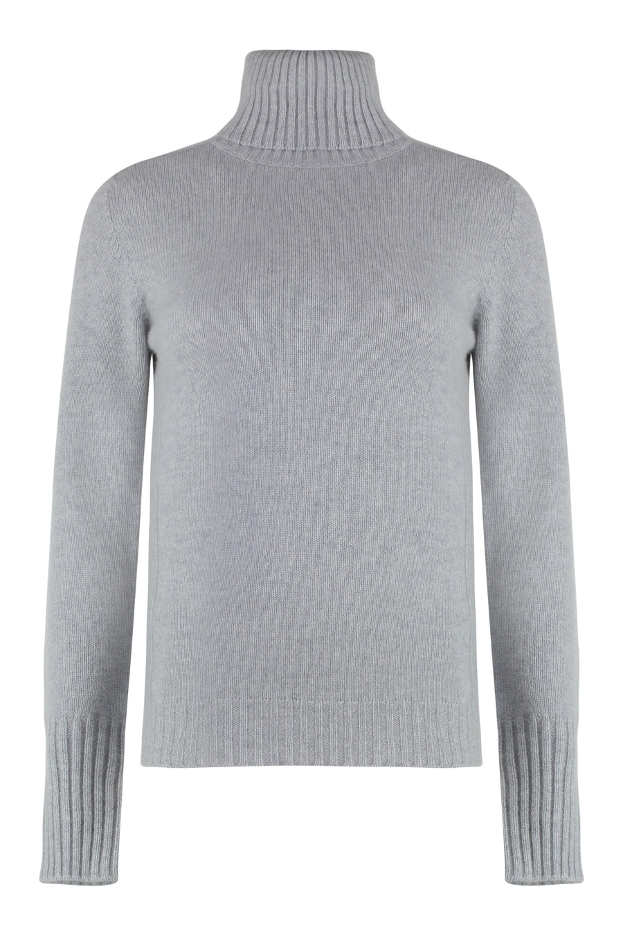 Turtleneck Cashmere Pullover Grey