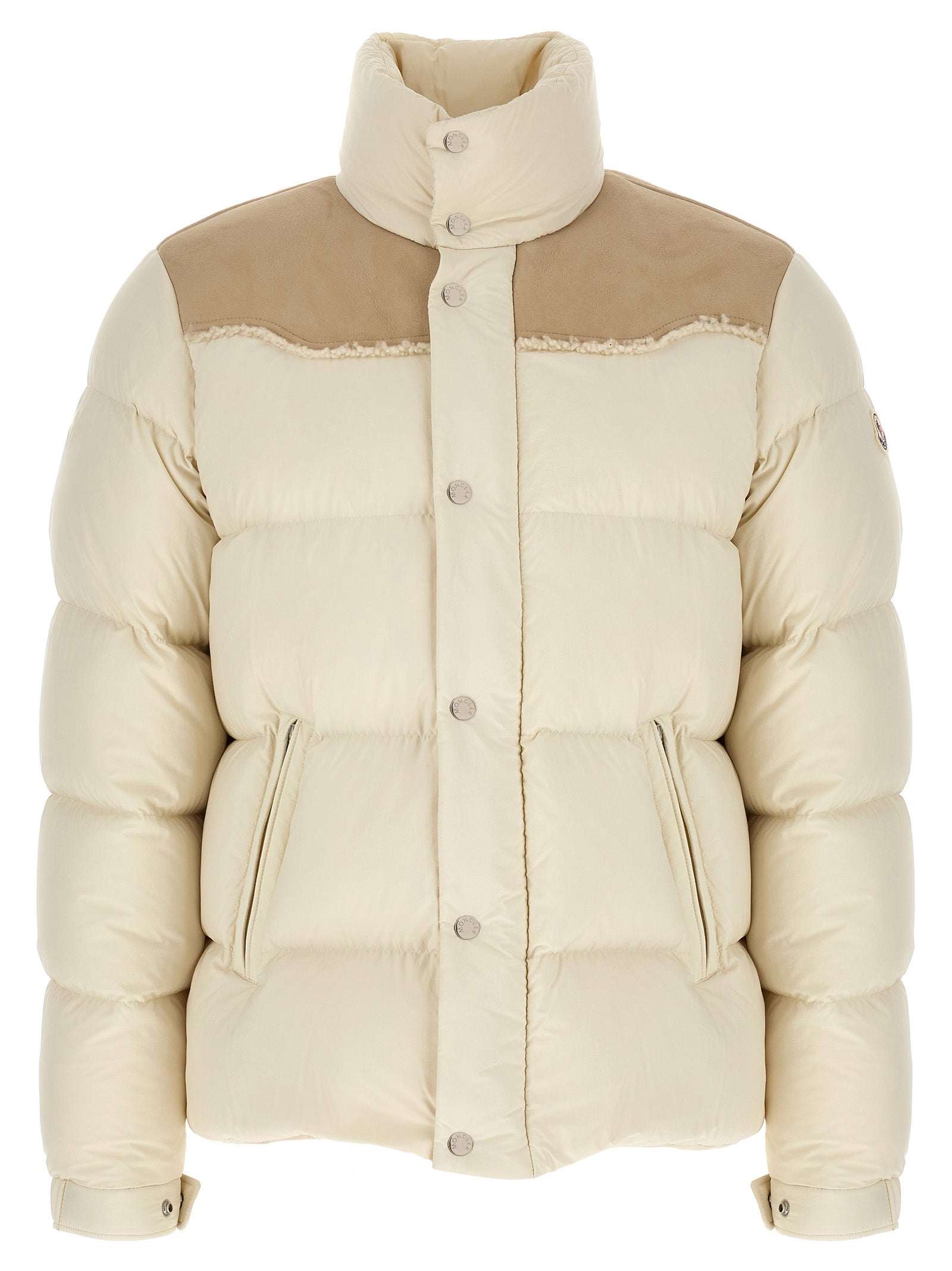 Verine Down Jacket Beige Polyamide Jacket, Parka, Casual