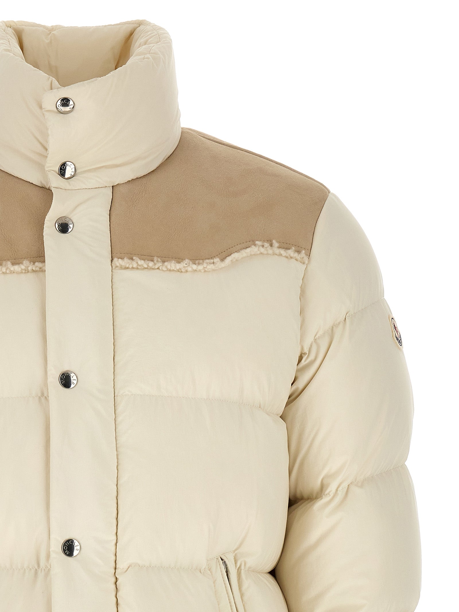 Verine Down Jacket Beige Polyamide Jacket, Parka, Casual