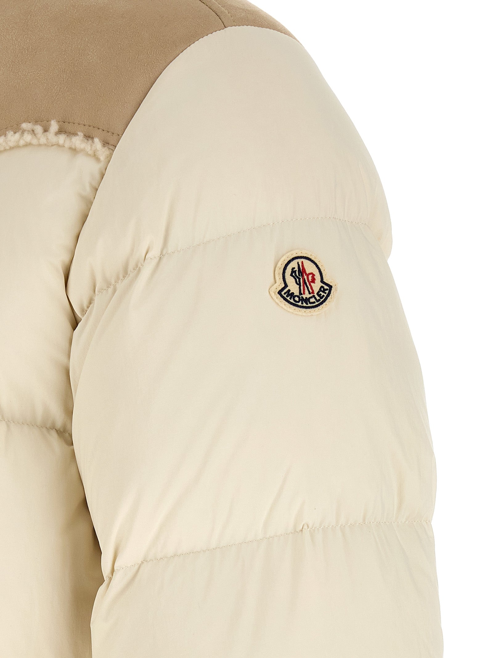 Verine Down Jacket Beige Polyamide Jacket, Parka, Casual