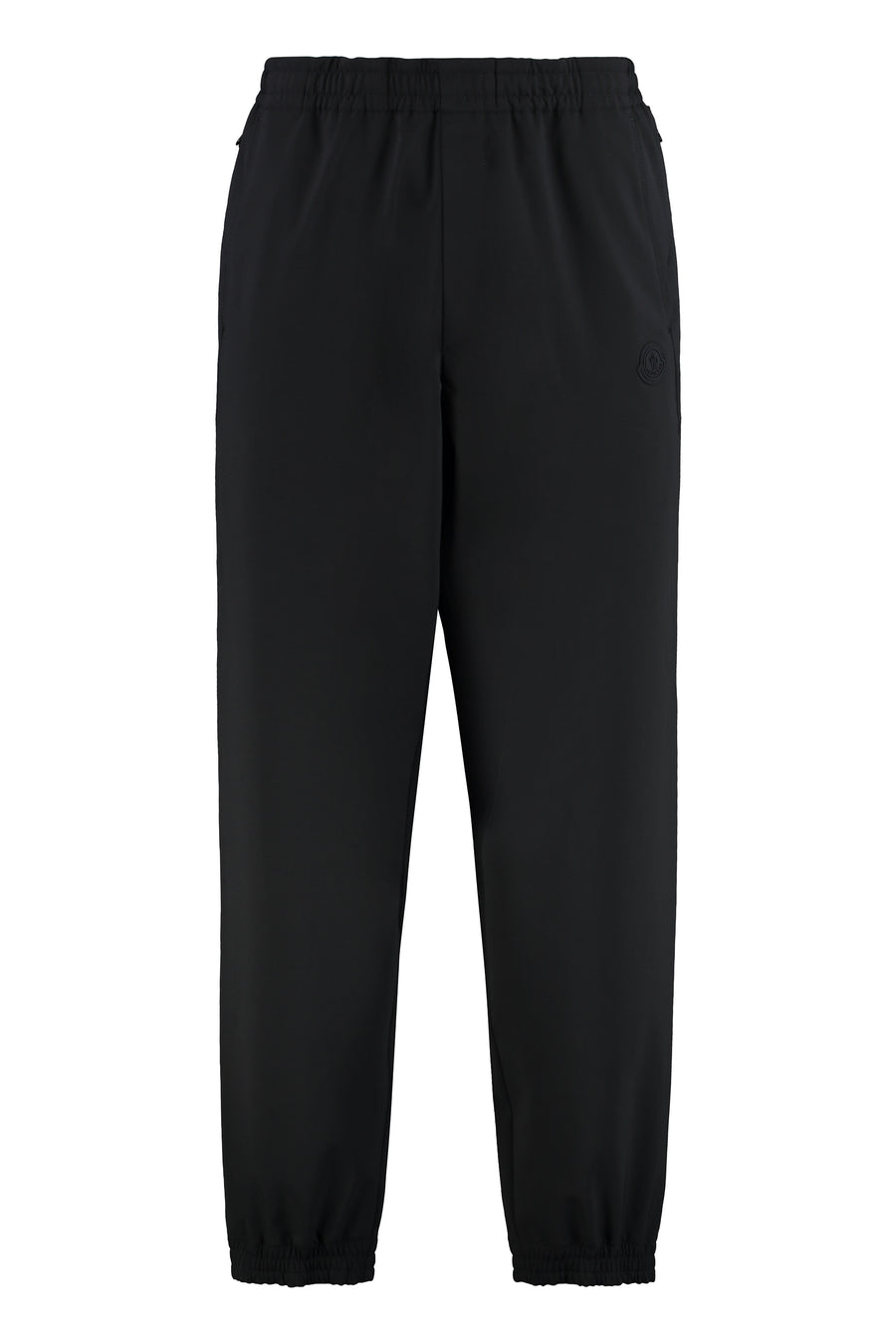Techno Fabric Track Pants Black Polyester