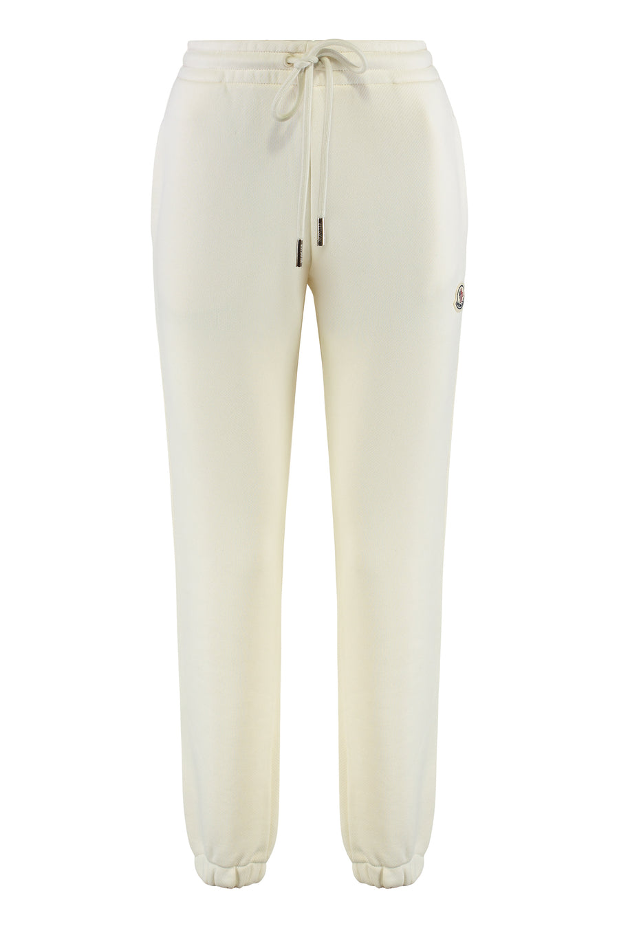 White Cotton Track Pants