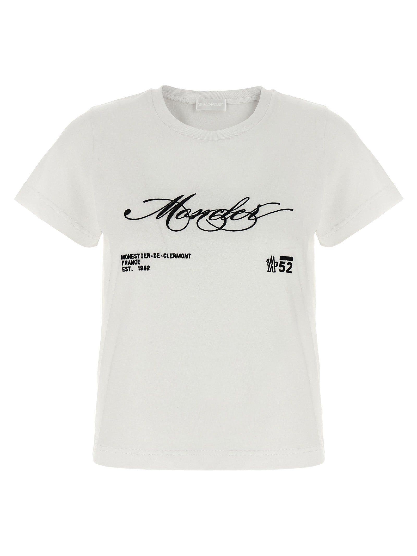 Embroidery t-shirt White Cotton