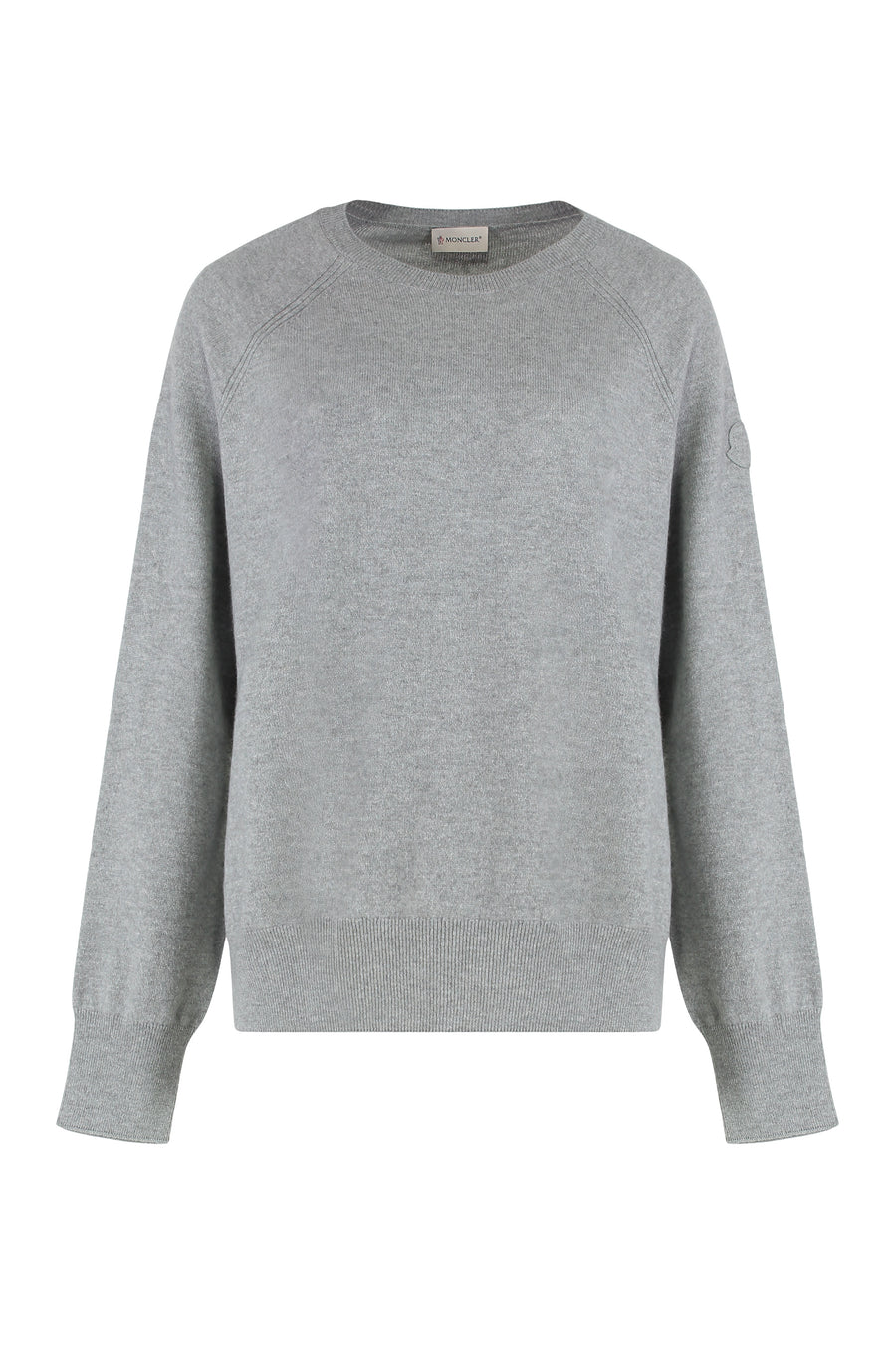 Crew Neck Cashmere Sweater, Grey