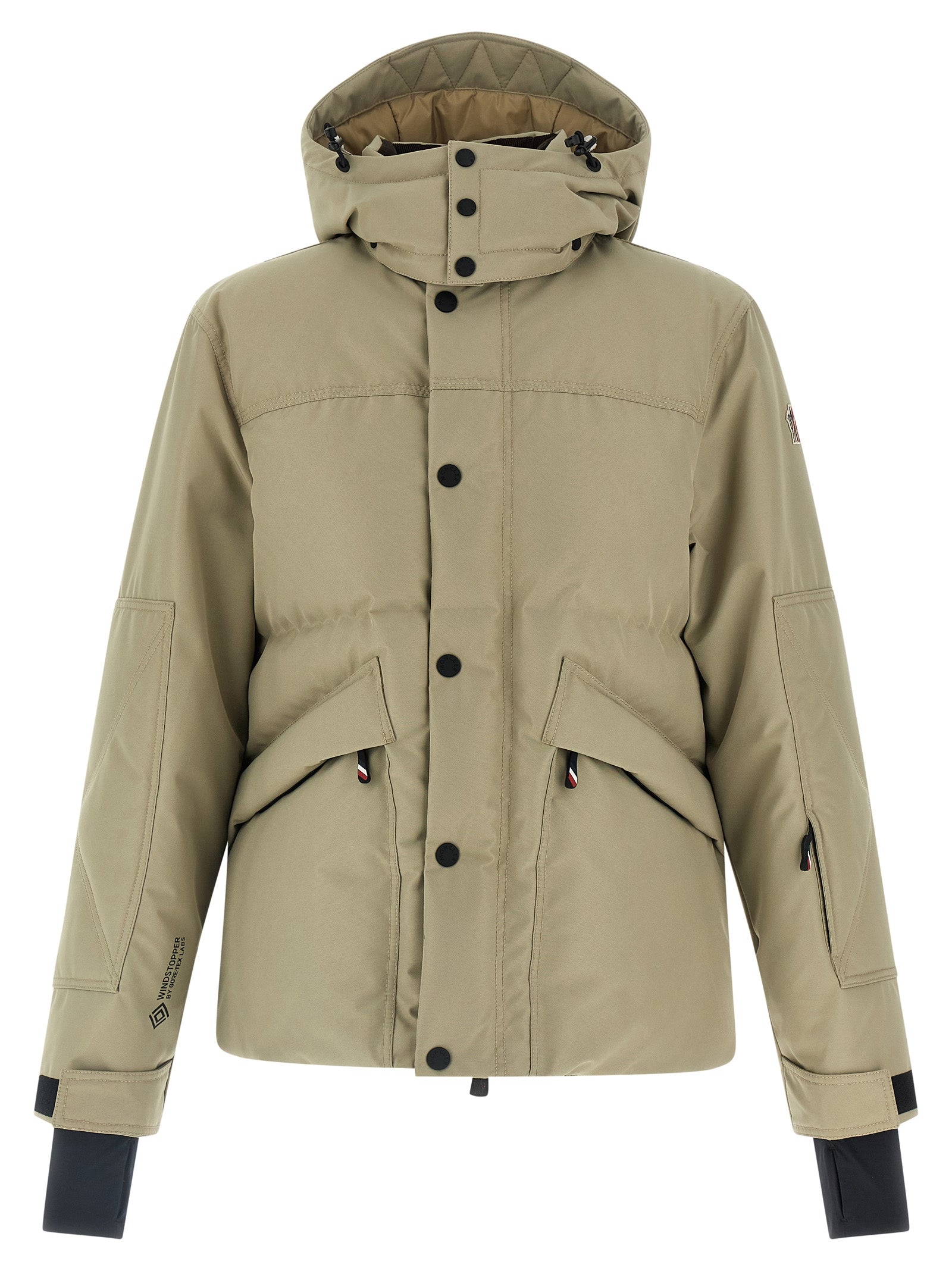 Elfin down jacket Beige Polyester Jacket, Parka, Casual