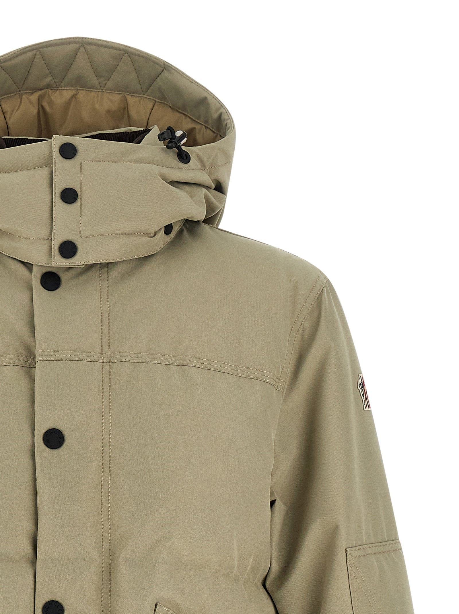 Elfin down jacket Beige Polyester Jacket, Parka, Casual
