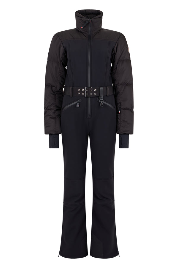Padded Suit Black Polyester Jumpsuits