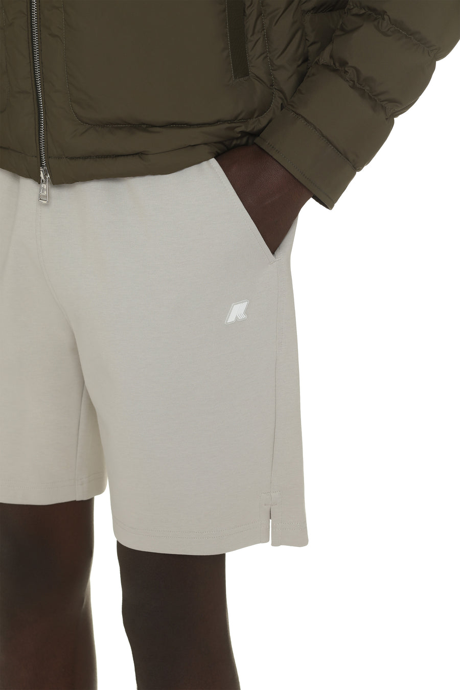 Beige Keny Cotton Bermuda Shorts