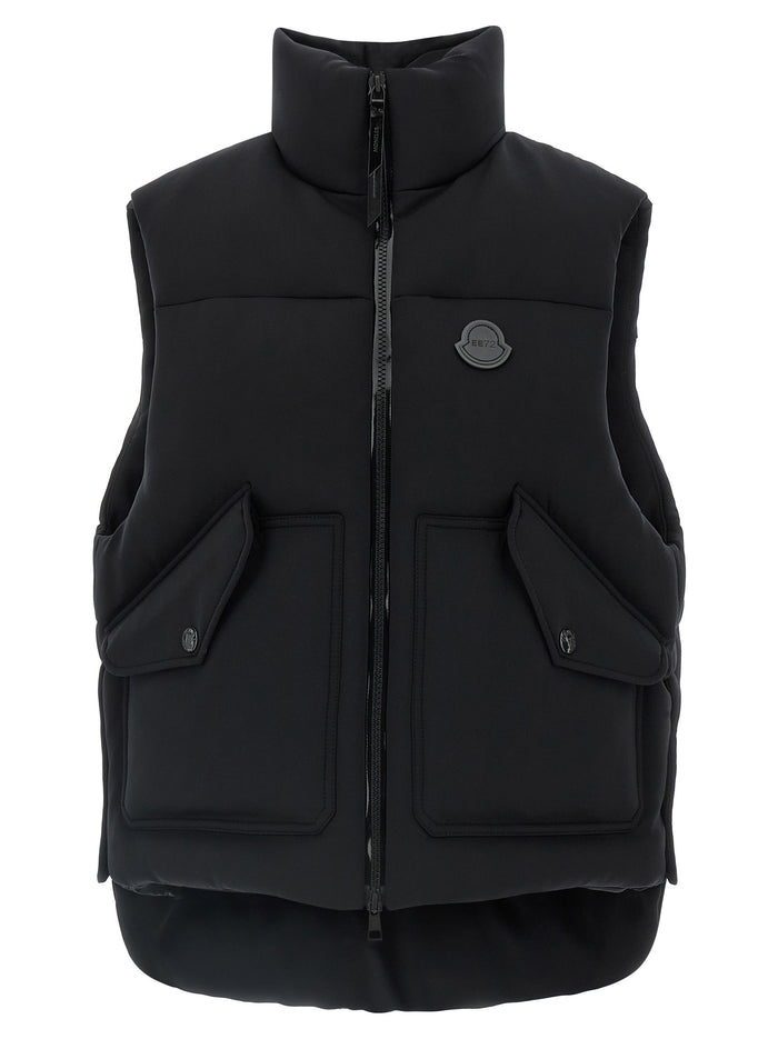 Moncler x Edward Enninful Otis vest Black Polyamide Cotton Elastane Gilet
