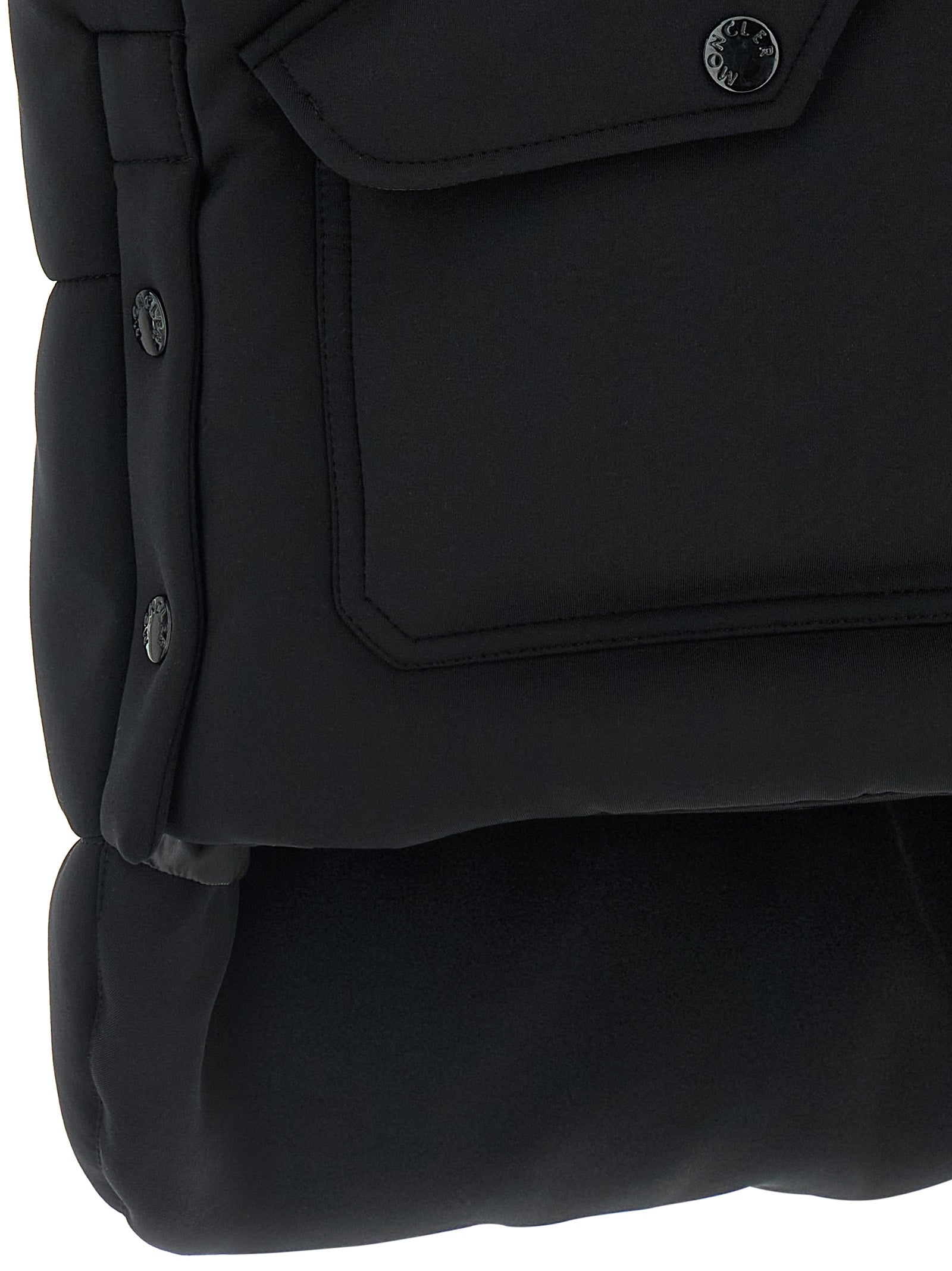 Moncler x Edward Enninful Otis vest Black Polyamide Cotton Elastane Gilet