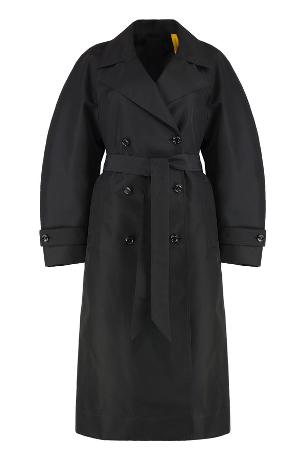 Trench Coat Zake Black Polyester & Raincoats