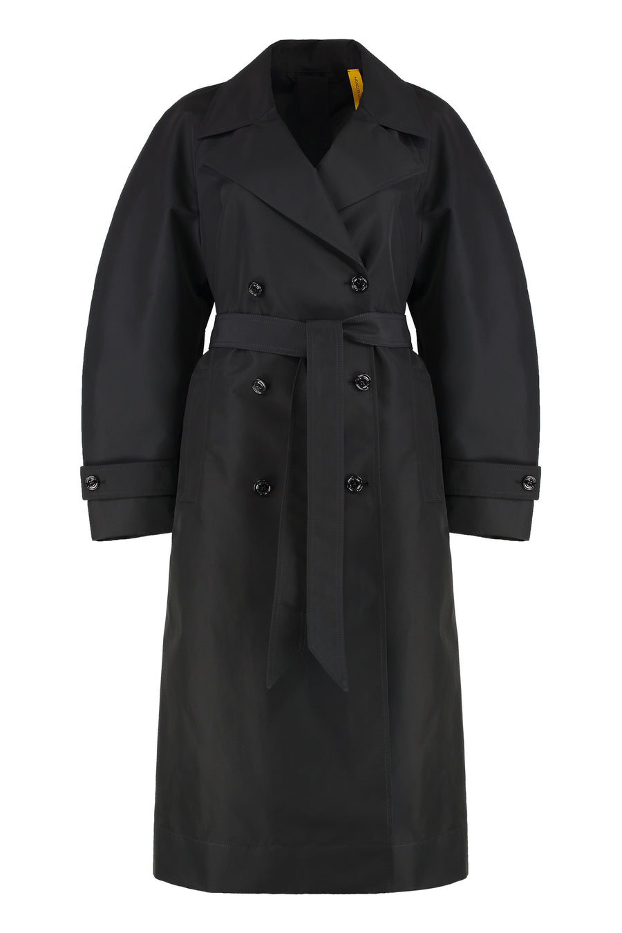 Trench Coat Zake Black Polyester & Raincoats