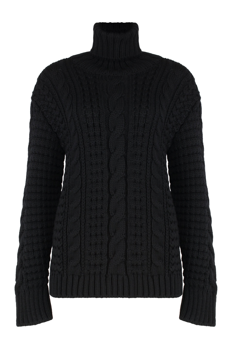 Turtleneck Sweater Virgin Wool Black
