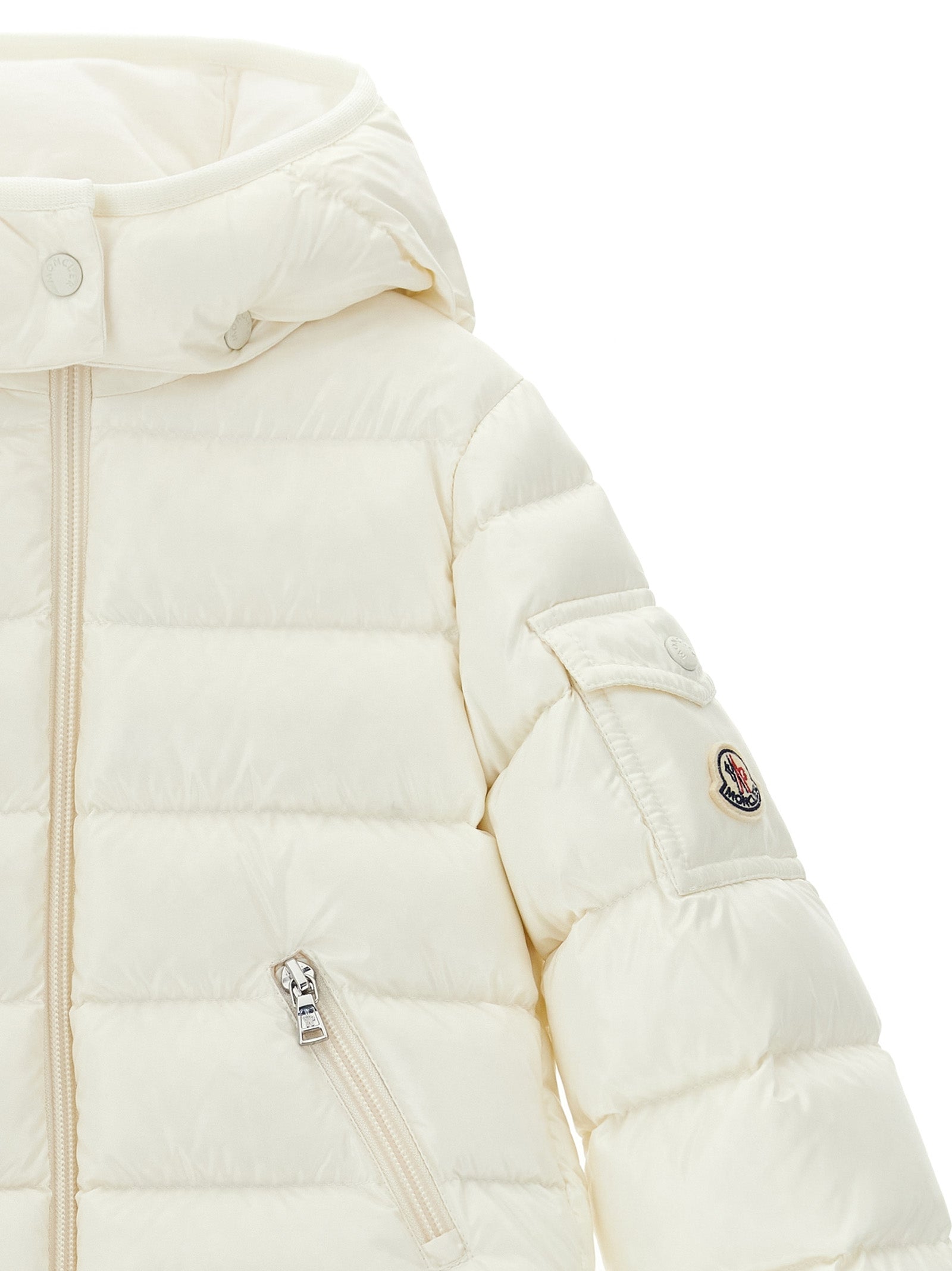 Bady down jacket White Polyamide Jacket, Parka, Casual