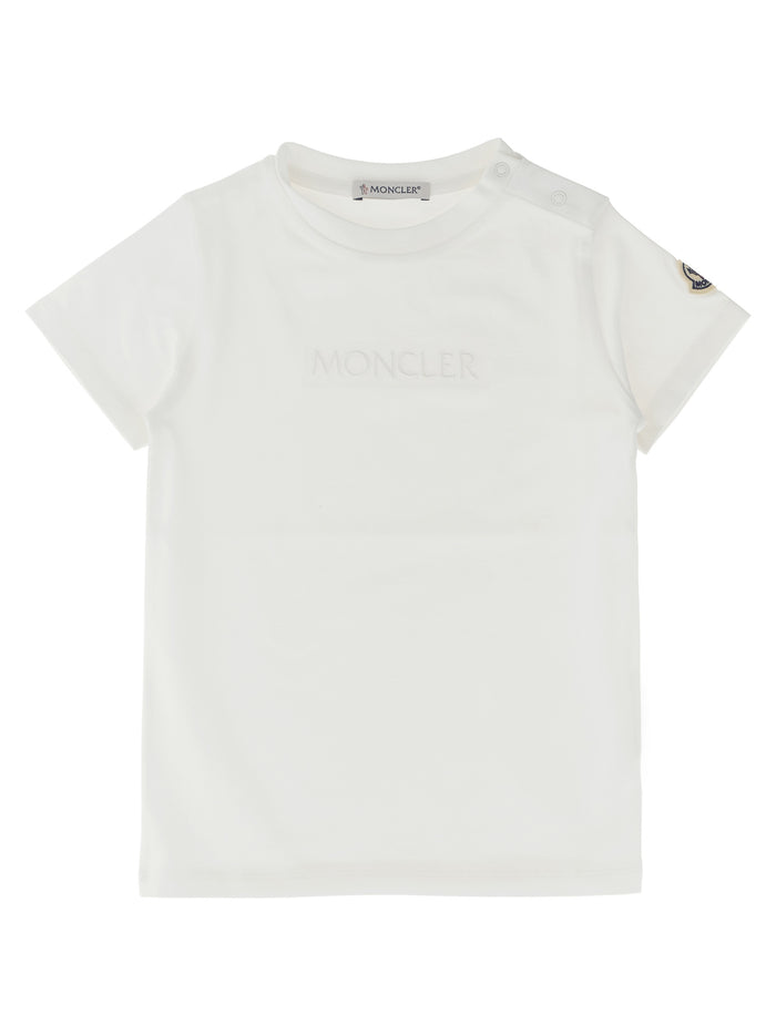 Logo embroidery t-shirt White Cotton