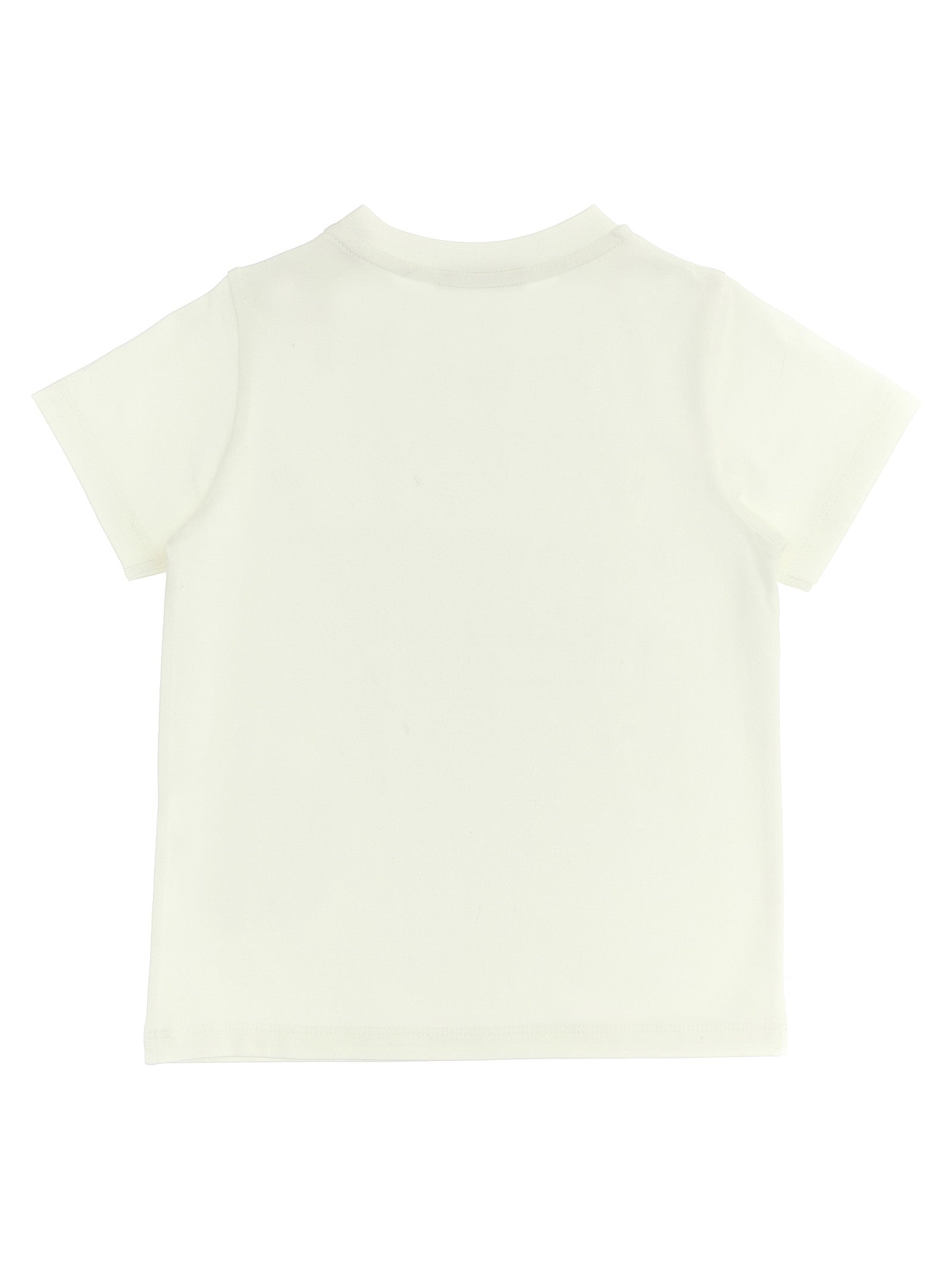 Logo T-shirt White/black Cotton