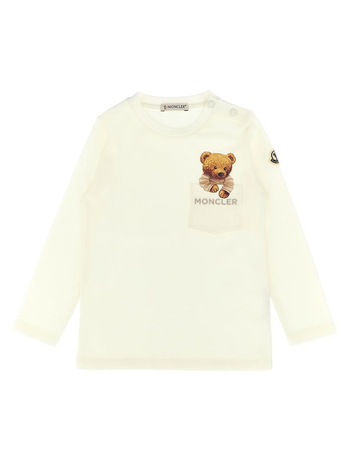 Pocket T-shirt White Cotton